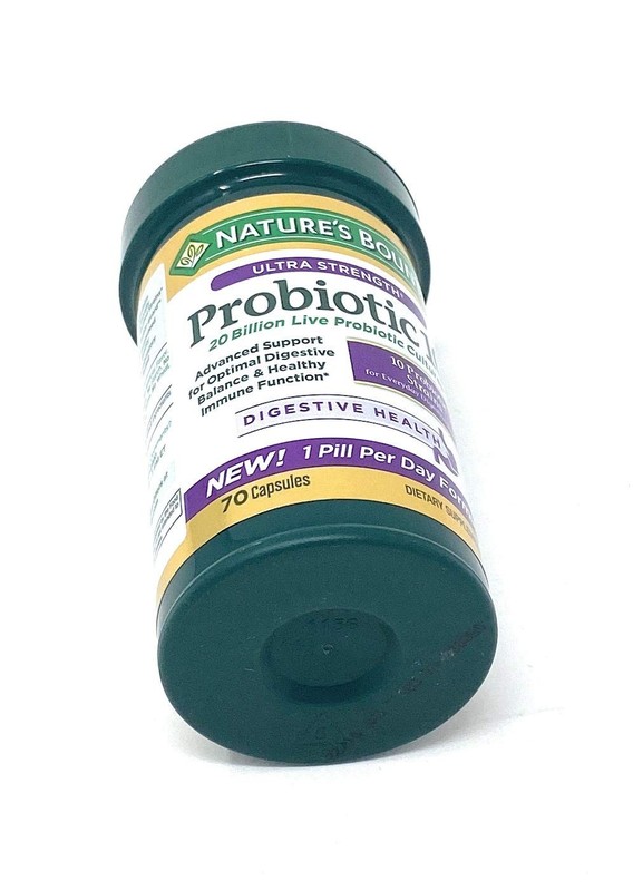 Nature's Bounty Ultra Strength Probiotic 10, 70 70 Count (Pack of 1), White gallery