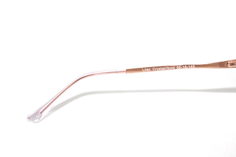 NEW MODERN TIMES DEARLY LILAC CRYSTAL AUTHENTIC EYEGLASSES FRAMES 56-16-145MM gallery