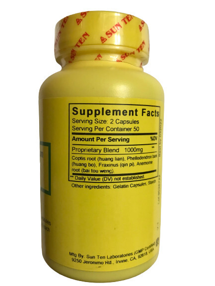 SUN TEN - Anemone Combination, 100 Capsules / Bai Tou Weng Tang / 白頭翁湯, 118B gallery