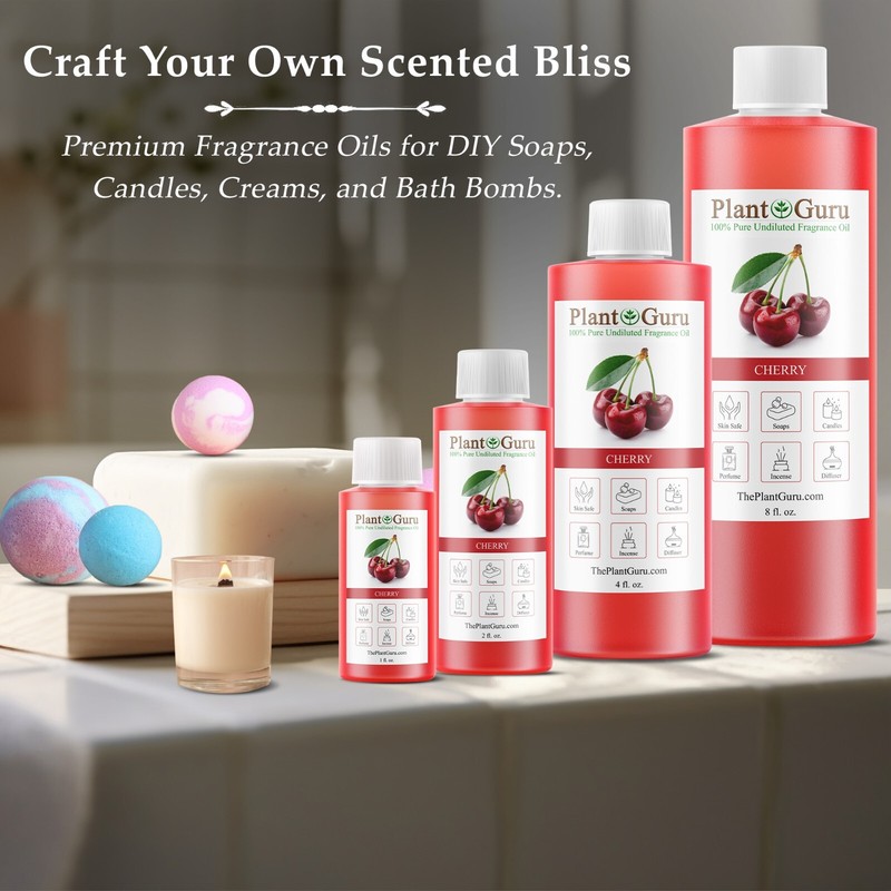 Cherry Fragrance Oil For Candle, Soap Making, Diffuser and Burners gallery