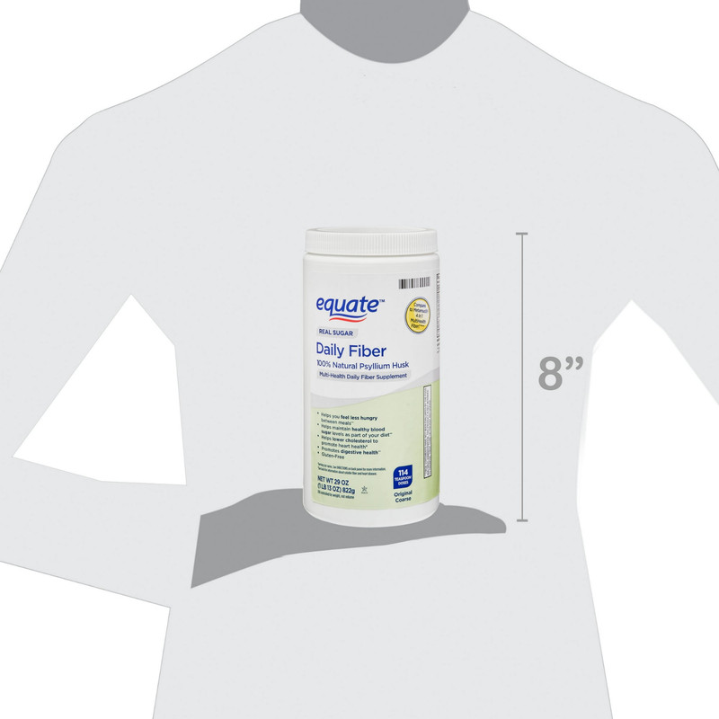 Equate Daily Fiber Powder, 29 oz, Unflavored, Compare to Metamucil 4-in-1 Multi gallery