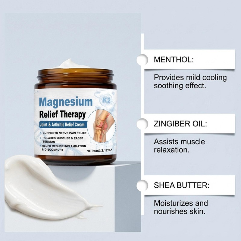Magnesium Pain Relief Cream, Joint & Bone Therapy Cream gallery