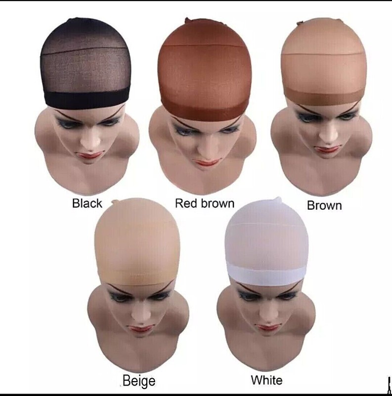 2 PCS Dream DELUXE Wig Cap Wig Liner Wig Stocking Cap Weaving Cap Black/Beige gallery