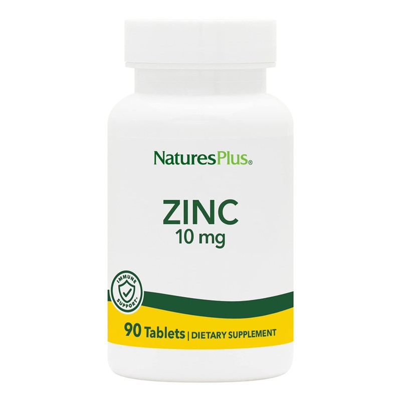 Zinc Tablets – 10 Mg, 90 Vegetarian Supplements – Immune System Supplement for C