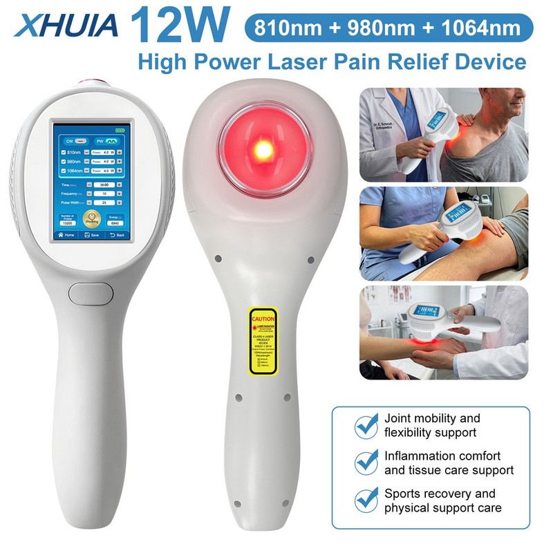 12W High Power Cold Laser Class IV Laser Therapy Device for Body Pain Relief
