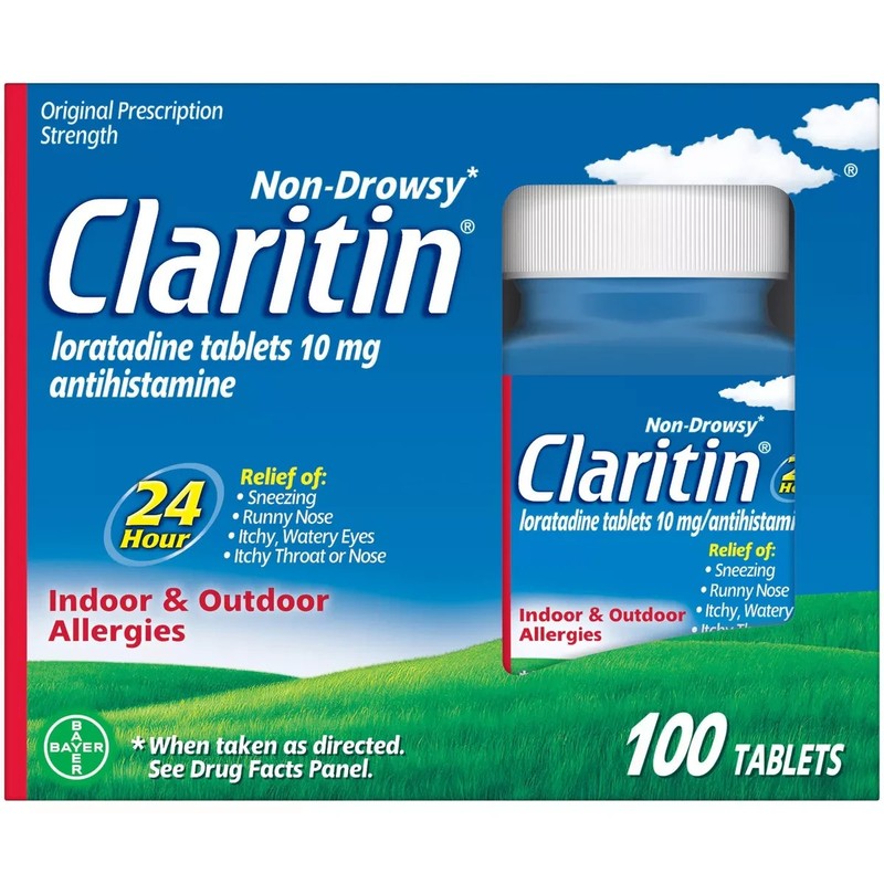 Claritin 24HR Non Drowsy Allergy Relief Tablets- 100 Count – Exp 12/26+