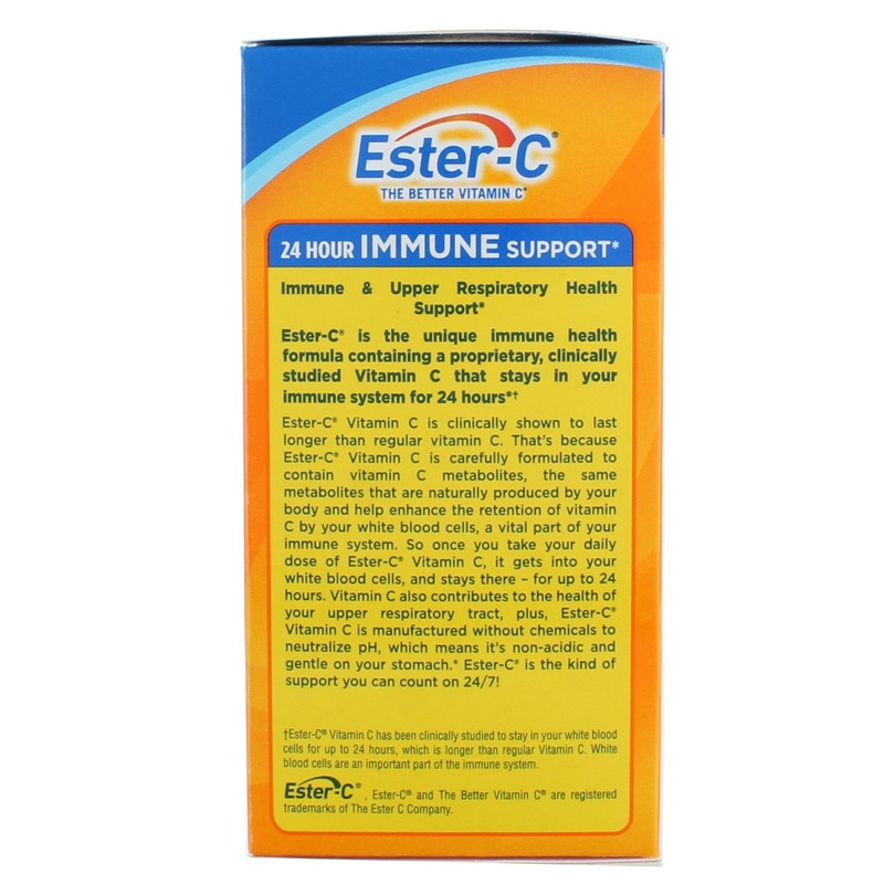 2 Pack Ester-C Vitamin C 24 Hour Coated Tablets, 1,000 mg, 60 Ct gallery