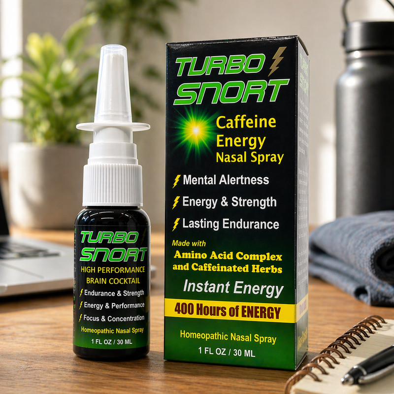 Turbo Snort Caffeine Nasal Spray with Creatine - No Crash Like Energy Drinks gallery