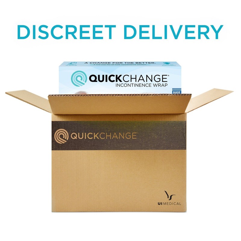 QuickChange Men's Incontinence Wrap | Maximum Absorbency | One-Size | 35 Count gallery