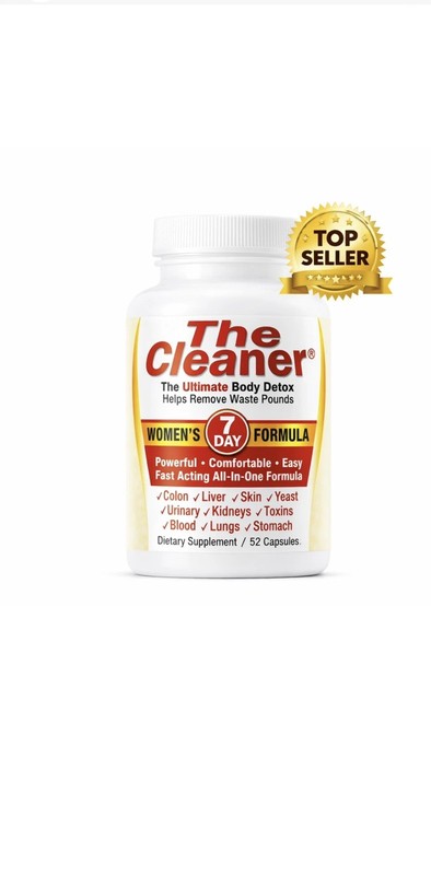 The Cleaner 7 Day Detox Cleanse Women 52 Caps Fast Acting Colon Liver Clean