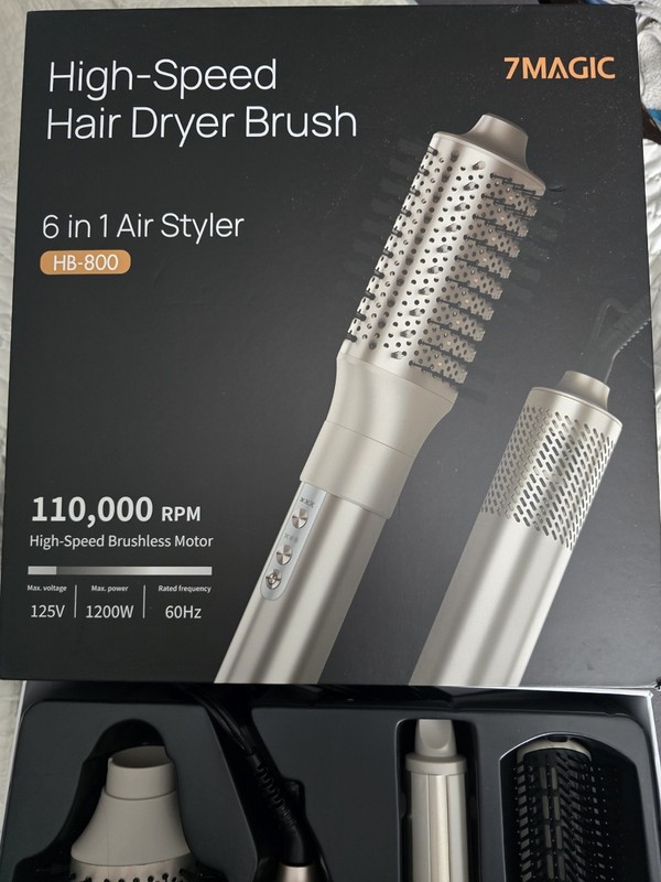 7 Magic High speed Hair Dryer Brush & 6 in 1 Hair Styler E2A-c