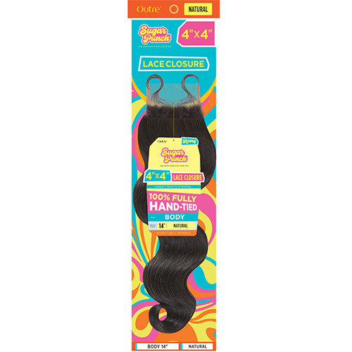 Sugarpunch – 4X4 HD Body lace closure 10″