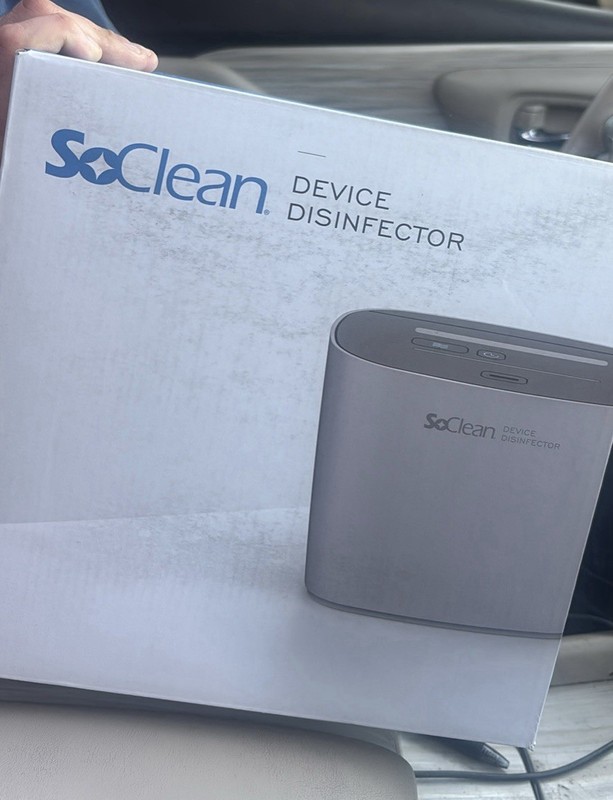 SoClean Device Disinfector Sanitizing Machine, Gray/Black/Blue