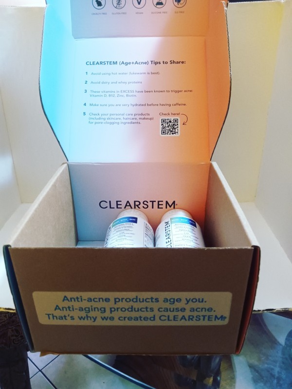 Clearstem (Age And Acne) Mind Body & Skin Vitamin Supplement 2 Bottles gallery
