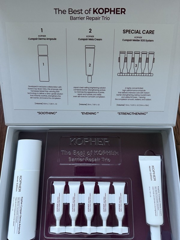 Kopher Barrier Repair Skincare Set NIB