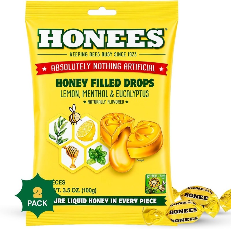 Natural Honey Lemon Eucalyptus Cough Drops – Soothing & Non-GMO gallery