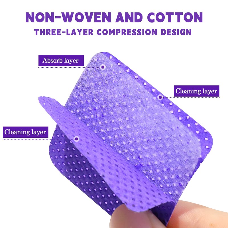 Lint-Free Nail Polish Remover Cotton Wipes UV Gel Tips Remover Cleaner Paper Pad gallery