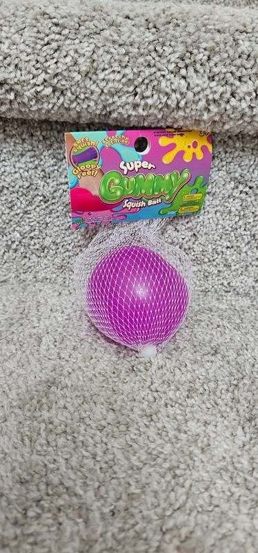 Super Gummy Squish Ball 2.75" (Pink, Blue, Green, Purple, Yellow, Orange) - NEW gallery