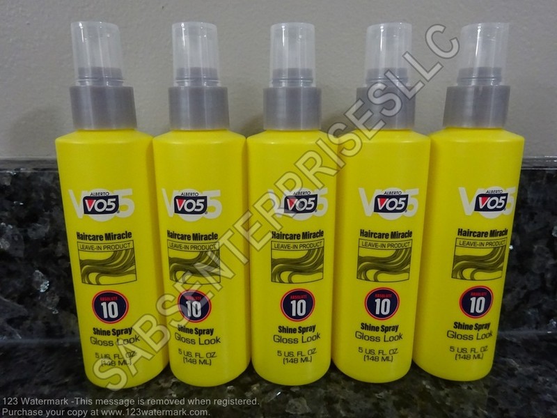5 Alberto V05 Haircare Miracle Absolute 10 SHINE SPRAY Gloss Look Leave-In 5 oz.
