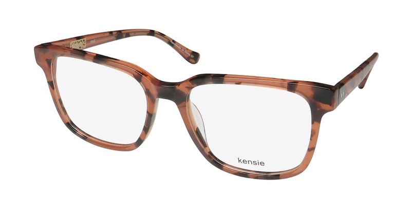 NEW KENSIE SOUL EYEGLASS FRAME 49-17-130 FULL-RIM PLASTIC PK TORTOISE WOMENS