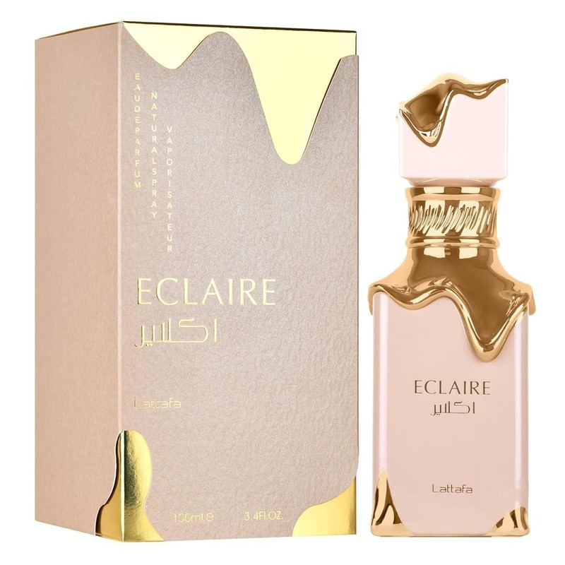 Lattafa Eclaire – 3.4oz – Vanilla, Caramel, Sweet, Floral – Eau de Parfum Long