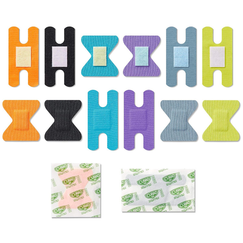 Curad Performance Series Fingertip and Knuckle Antibacterial Bandages, Extreme H gallery