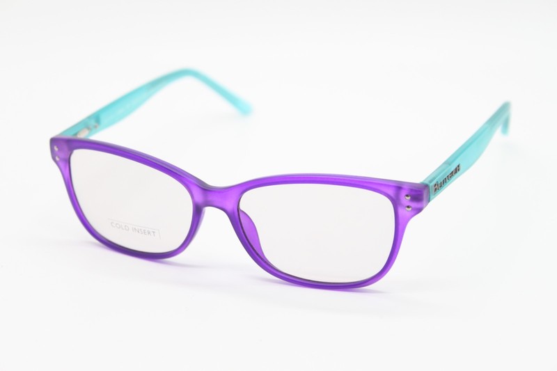NEW BLUTECH BRIGHT IDEA VIOLET TEAL MATTE AUTHENTIC DESIGNER EYEGLASSES 51-14