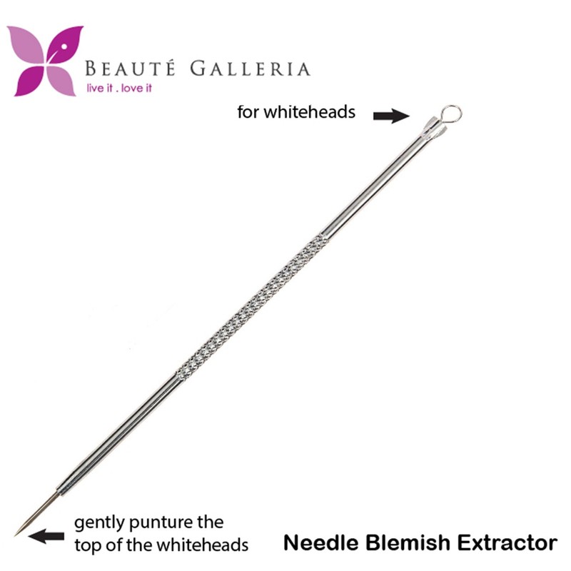 Needle Blackhead Remover Pimple Extractor Popper Acne Blemish Comedone Tool