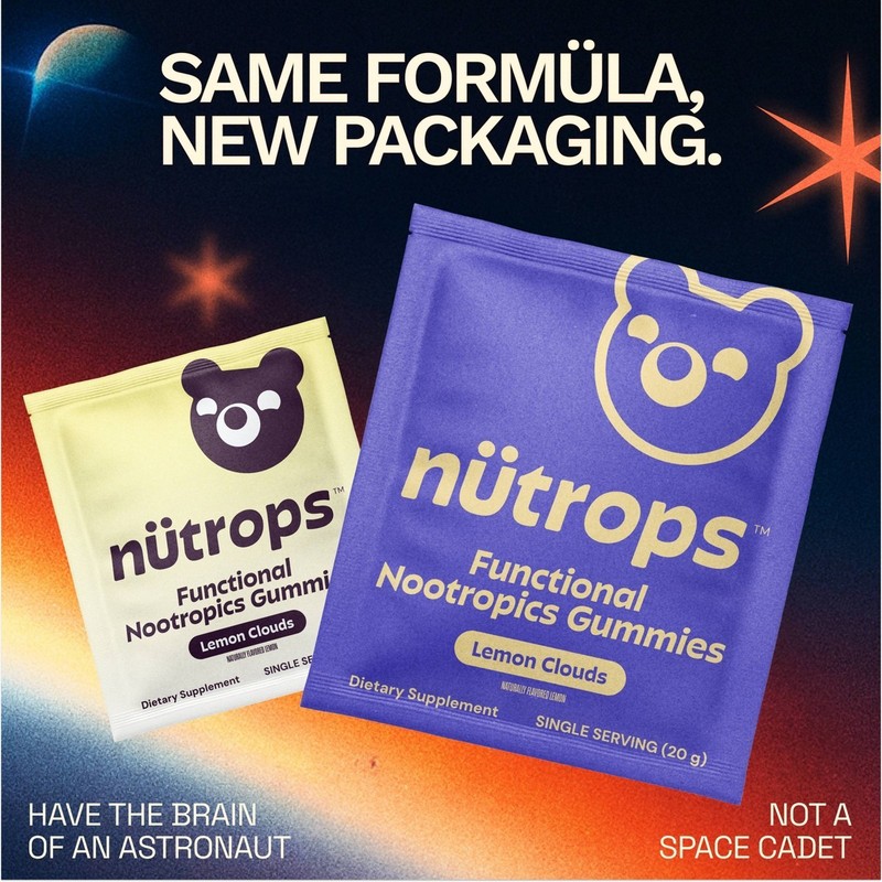 Nütrops By Grüns Low Sugar Functional Nootropics for Brain Health240g/12Servings gallery