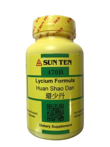 Sun Ten – Lycium Formula / Huan Shao Dan / 還少丹, 100 Capsule