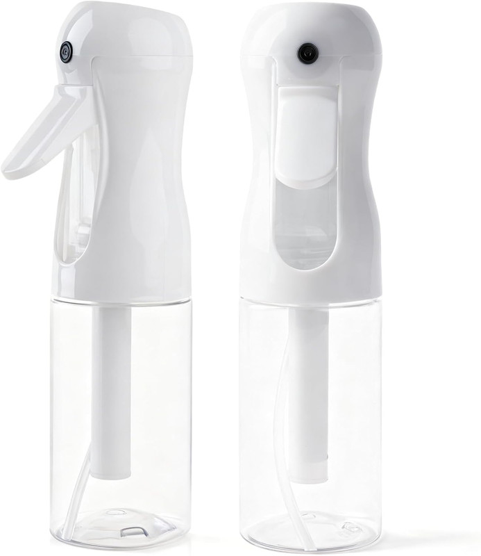 AMOMELA 2Pcs Continuous Spray Bottle for Hair,Ultra Fine Refillable Water Mister gallery