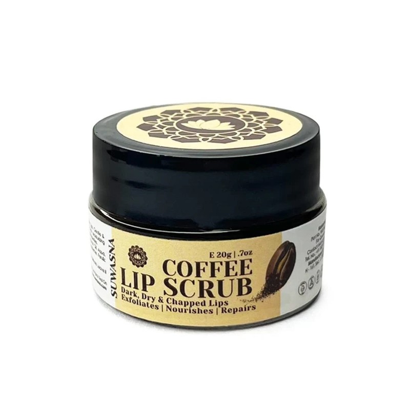 Suwasna Coffee Lip Scrub For Dry And Chapped Lips 20gm