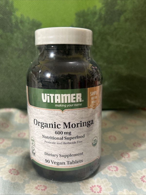 Vitamer Organic Moringa 600mg 90 Veg. Tablets Exp. 06/2028
