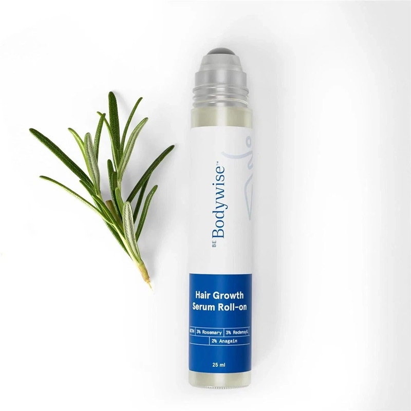 1-3pc Be Bodywise Hair Growth Serum Roll On-3% Rosemary, 3% Redensyl & 2% – 25ml