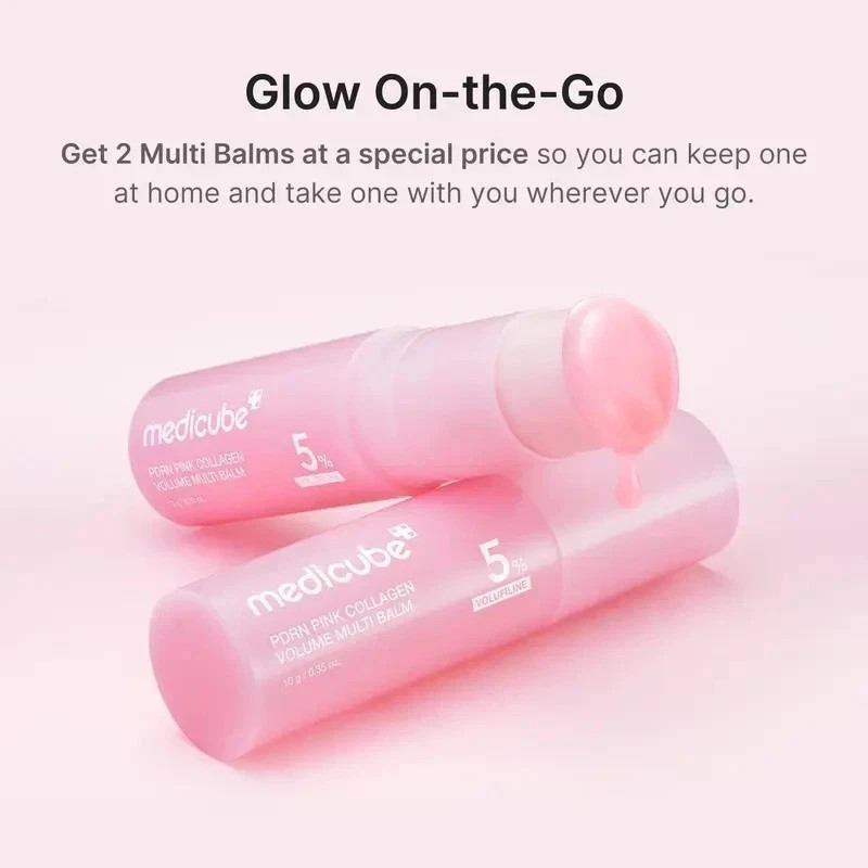 2PACK [MED ICUBE] PDRN Pink Collagen Volume Multi Balm - 10g gallery