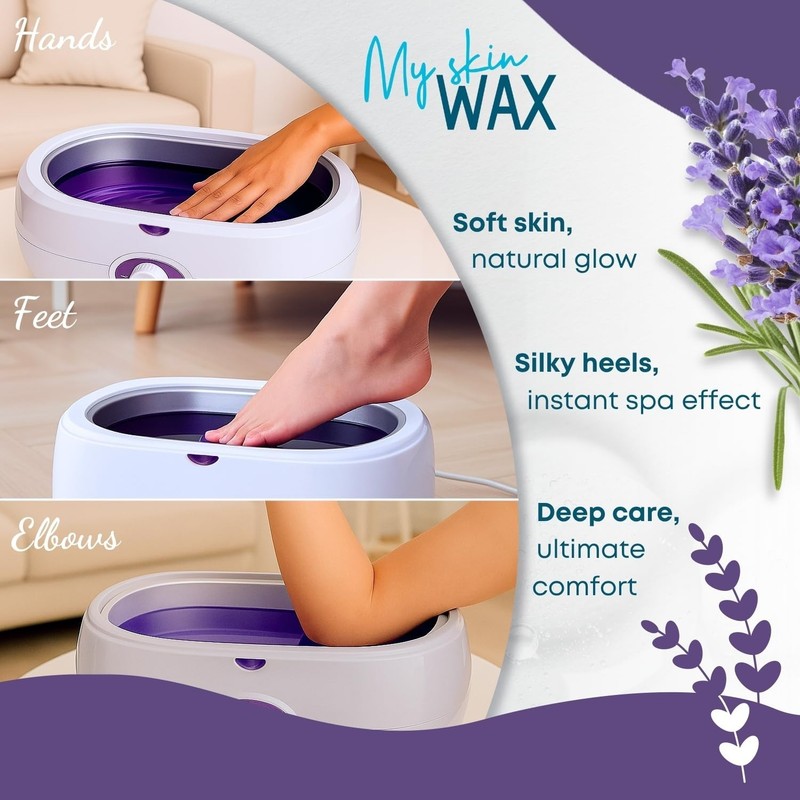 Paraffin Wax Refills Maxi Pack for Hands and Feet Bath – 6 Large 14oz Blocks (5. gallery