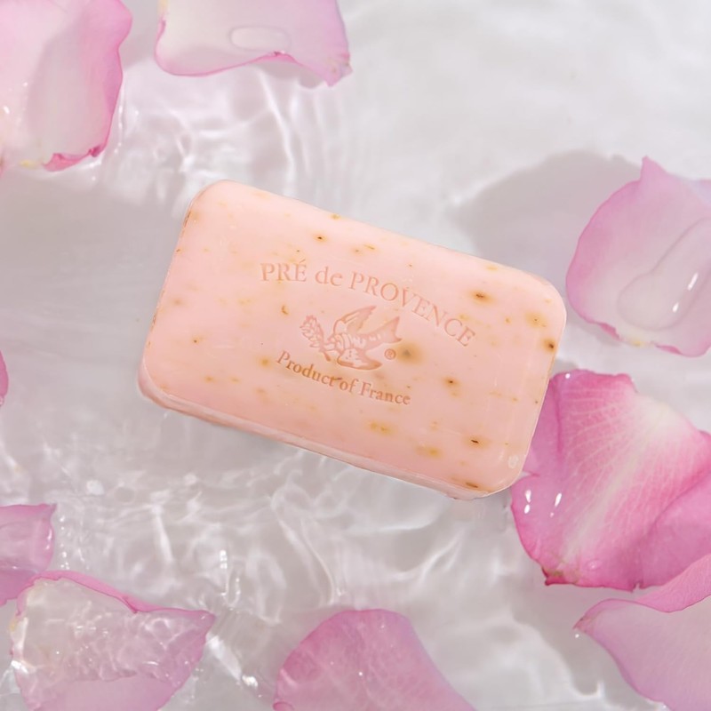 Artisanal French Moisturizing Soap Bar, Shea Butter Enriched, Quad Milled for... gallery