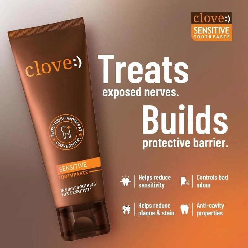 Clove Sensitive Toothpaste | reduce Senstivity | Dual Action toothpaste For Sens gallery