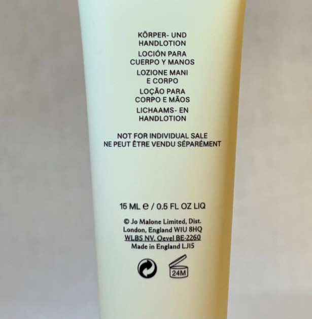 6X Jo Malone London Wood Sage & Sea Salt Body Hand Lotion .5fl.oz Sealed Travel gallery