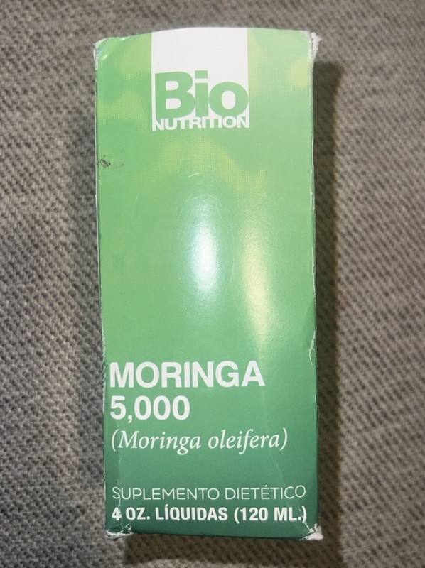 Bio Nutrition Moringa 5000 Dietary Supplement 4 fl oz (120 ml) BB 2027