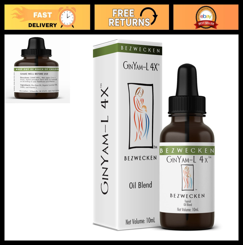 10mL Topical Oil Blend – GinYam-L 4X for Wellness, Natural Relief & Relaxation