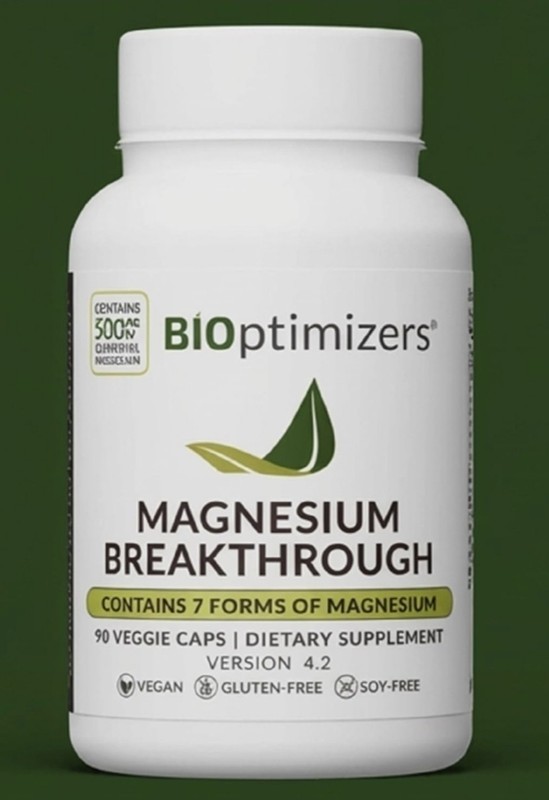 Bioptimizers bottle Magnesium Breakthrough all 7 essential forms – 60 caps 01/28