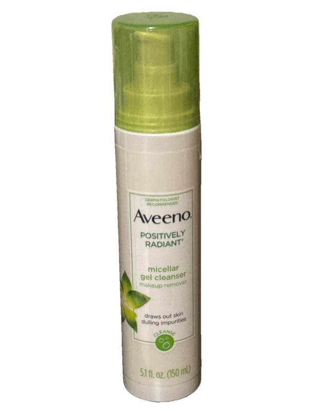 Aveeno Positively Radiant Hydrating Micellar Gel Facial Cleanser – 5.1oz