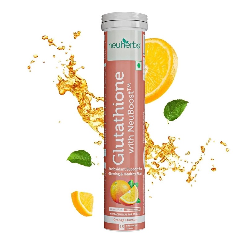 Glutathione 600mg – 15 Effervescent Tablets With Hyaluronic Acid, Vitamin C & E