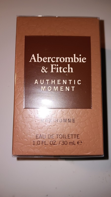 Abercrombie & Fitch AUTHENTIC MOMENT Cologne 1oz NEW Sealed