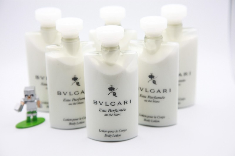 BVLGARI Eau Parfumée au Thé Blanc (white Tea) Body Lotion 75ml, Lot of 6 NEW