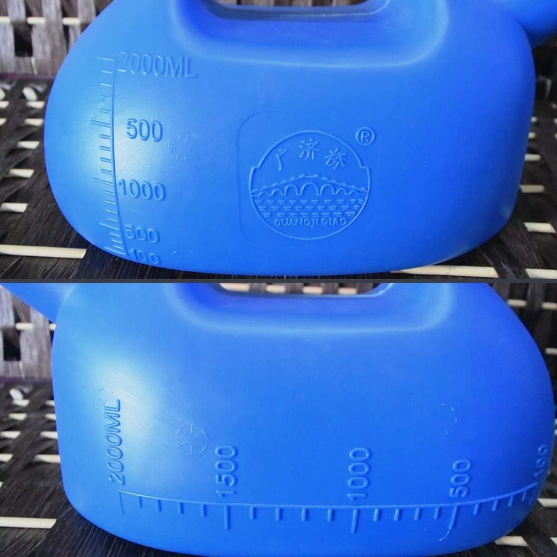 Men'S 2000ML Portable Potty, Pee Bottle Male Urinal Collector for Hospital Campi gallery