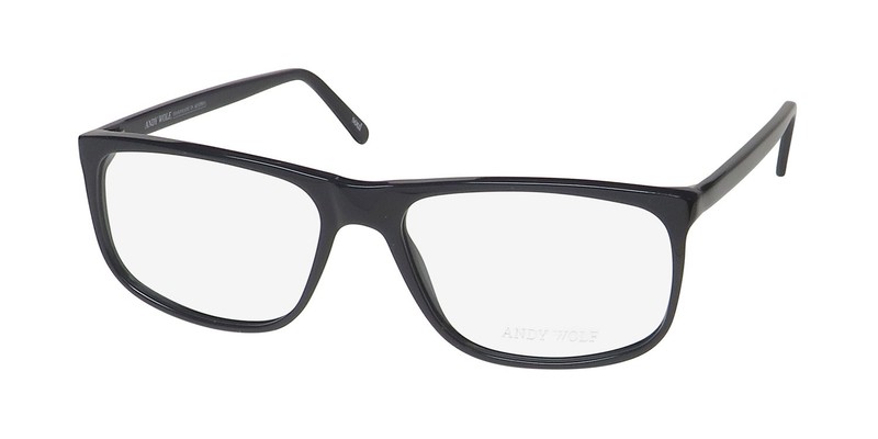 NEW ANDY WOLF 4529 EYEGLASS FRAME AUSTRIA BLUE SQUARE MENS 56-15-145 PLASTIC C