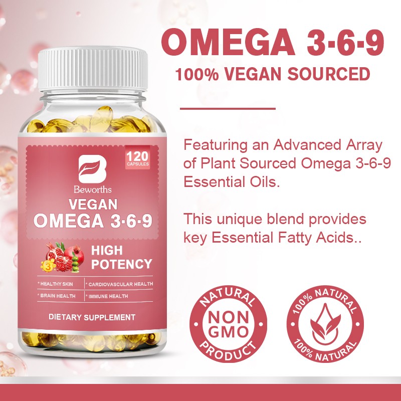 Omega 3-6-9 120 Softgels 2000MG Essential Fatty Acid Complex Supplement gallery