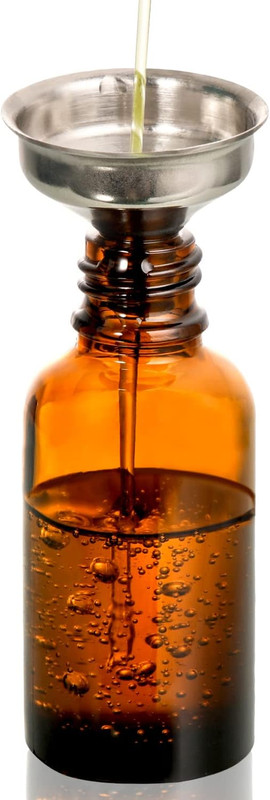 4 Pack, 1 Oz Amber Glass Dropper Bottles plus 2Pcs Graduated Calibrated Glass Pi gallery